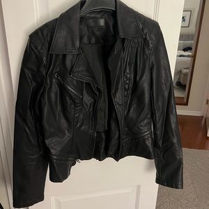 Faux Leather Jacket